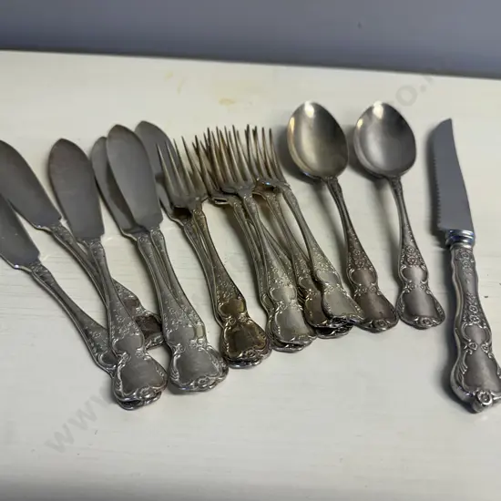 Vintage Fish Cutlery Etc Including Camile 