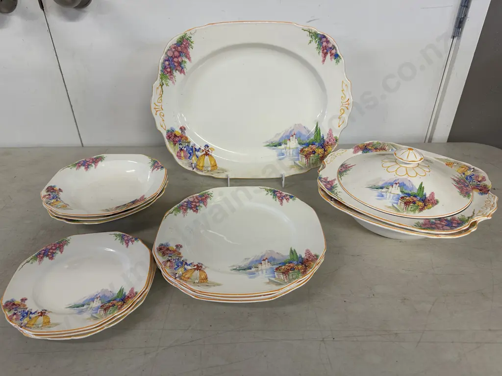 Vintage Grindley Dinnerware Items Minuet Pattern  Image 1++