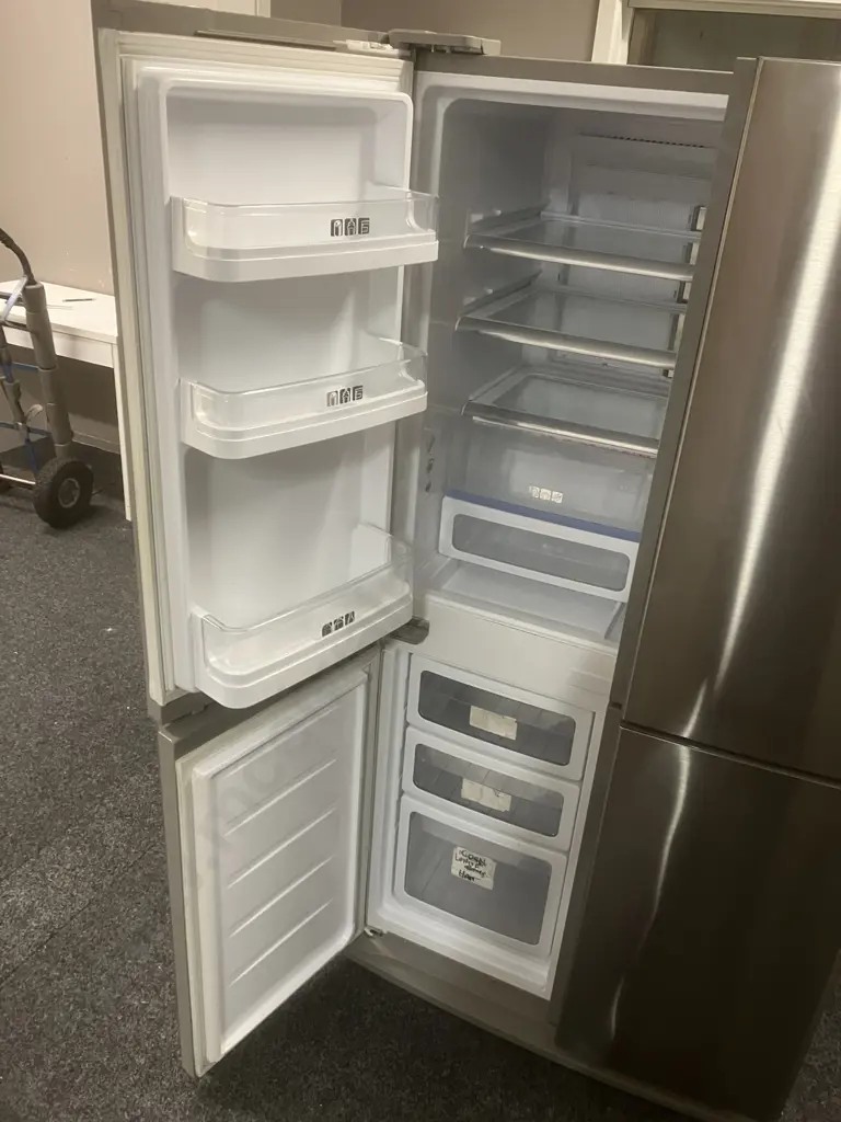 Sharp 624L French Door Refrigerator - Freezer Model SJ-FP624V-SL Image 1++