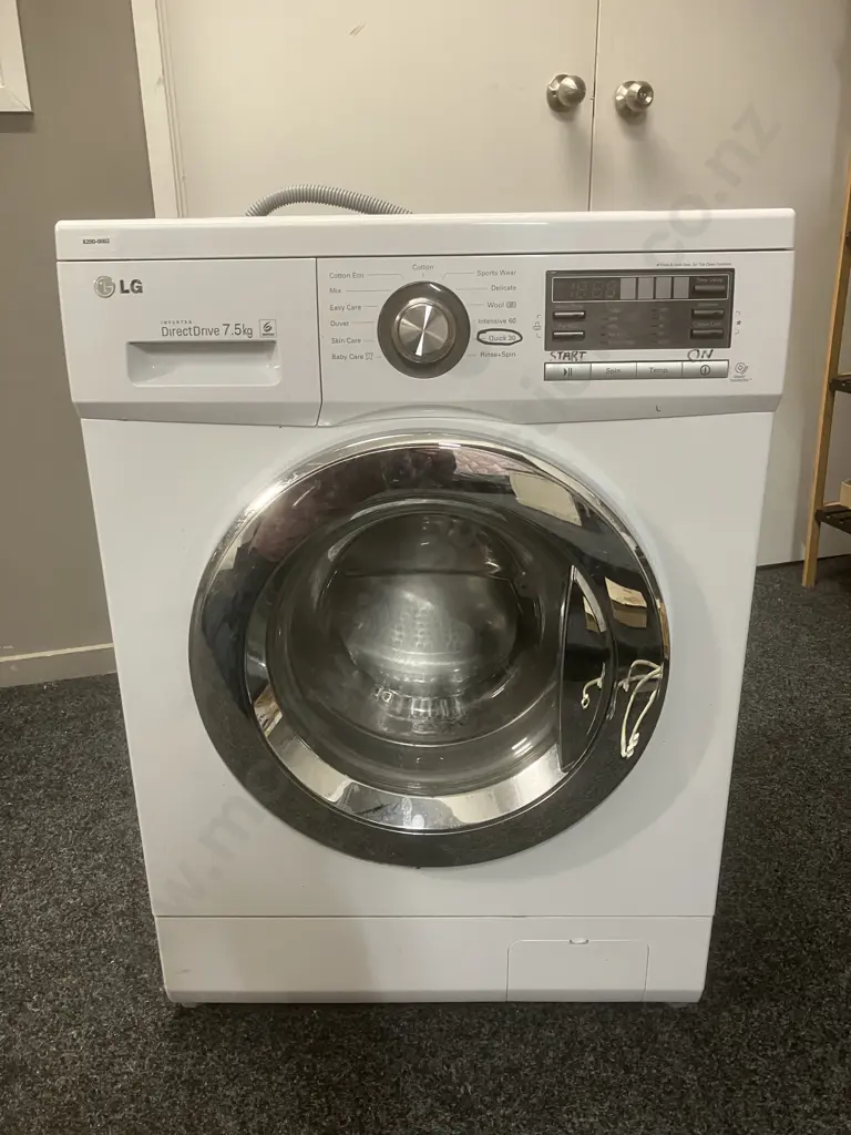 LG 7.5Kg Direct Drive Front Loader Washing Machine. Model WD10422D6 Image 1++