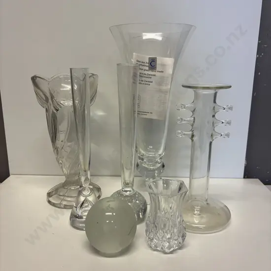Assorted Vintage Crystal and Glassware etc