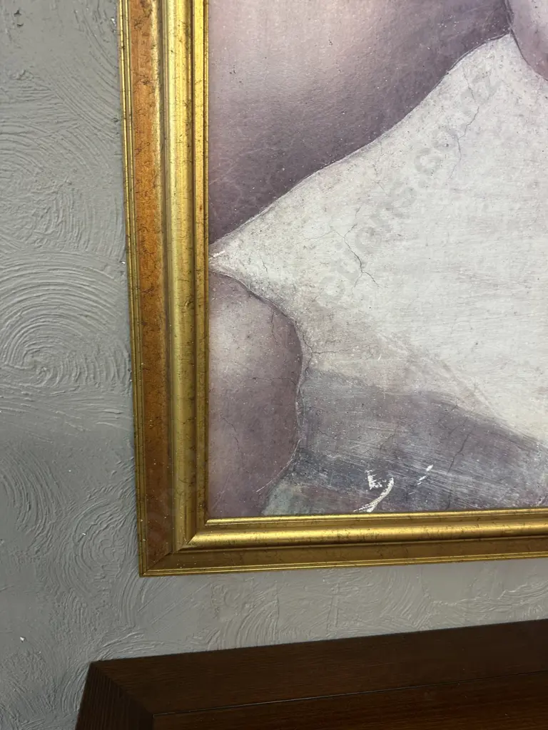 Large Gilt Framed Print of Healing Hands 137 x 106cm Image 1++