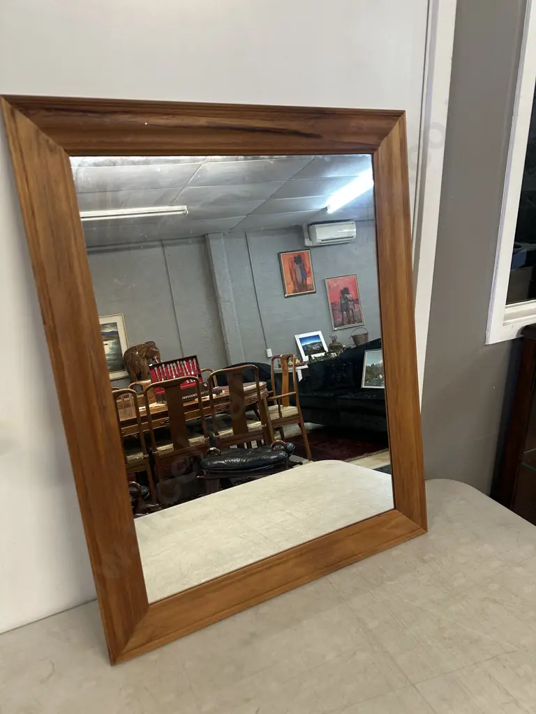 Rimu Framed Mirror 72x57cm. Image 1++