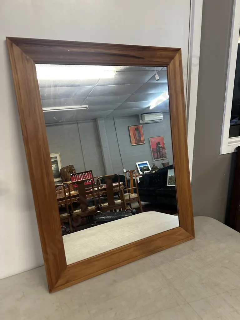 Rimu Framed Mirror 72x57cm. Image 1++
