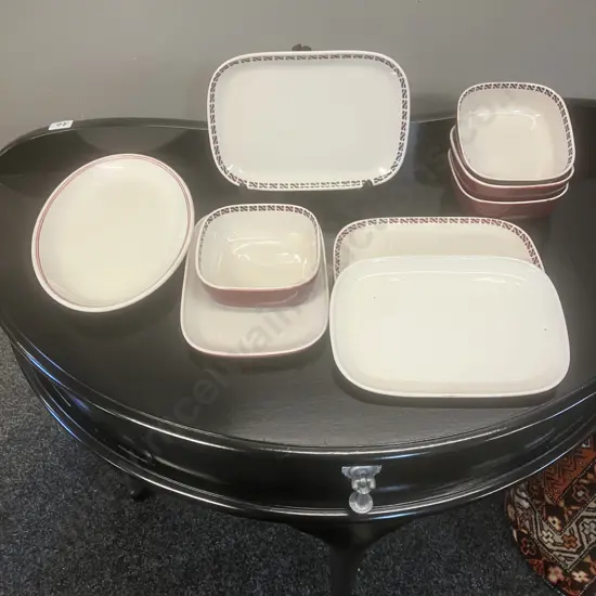 Crown Lynn New Zealand Railways Silver Star - Bowls & Plates d623, Hotel Ware Plate Crown Lynn Back Stamps, Etc