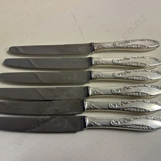 Set Of Six Stanley Rogers & Sons 'Irene' Knives 