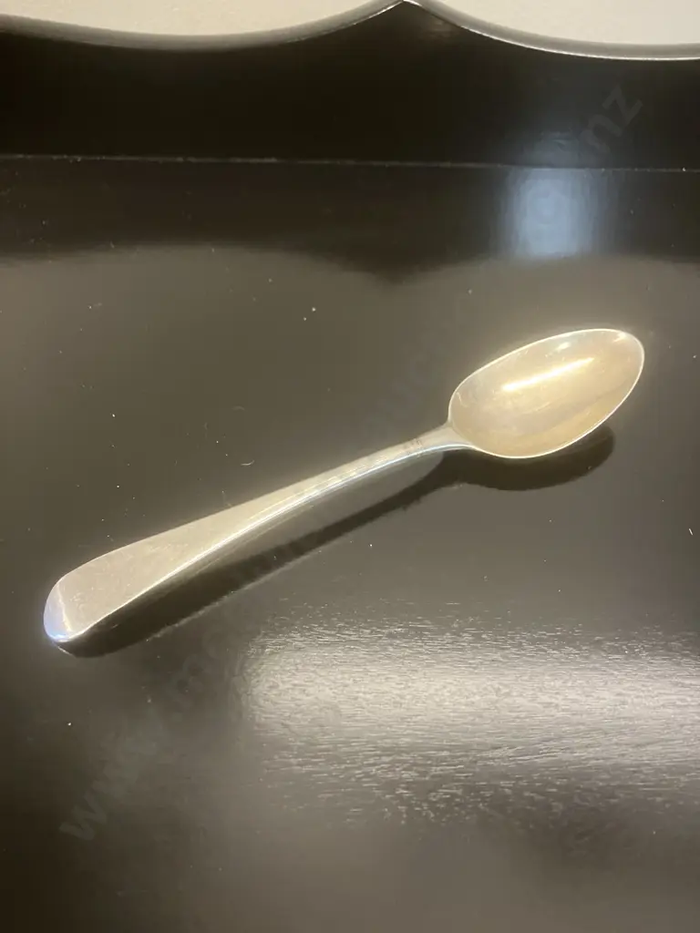 Hallmarked 1783 Georgian Sterling Silver Dessert Spoon by George Smith lll London (34 Grams) Image 1++