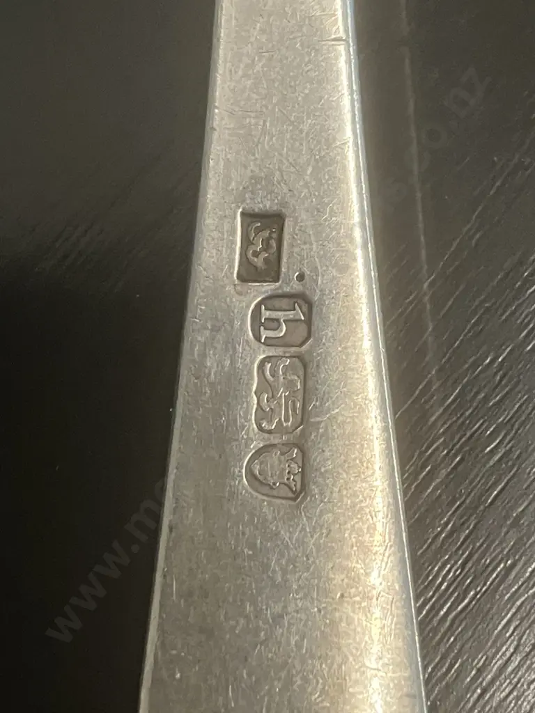 Hallmarked 1783 Georgian Sterling Silver Dessert Spoon by George Smith lll London (34 Grams) Image 1++