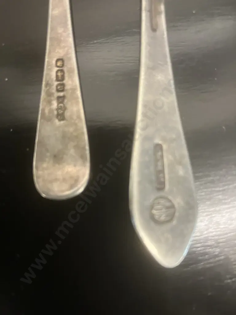 Sterling Silver Childs Fork & Spoon Set Francis Howard Hallmarked 1870 Sheffield. Hallmarked 1913 Knife Etc (70 Grams) Image 1++