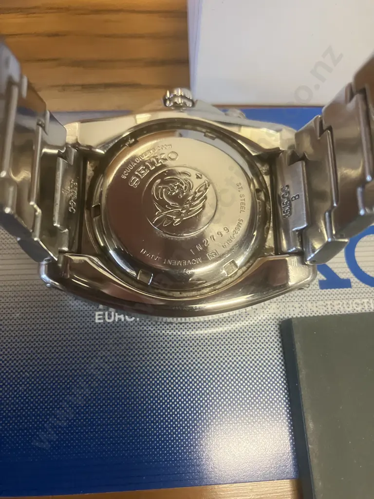 SEIKO Kinetic Divers Wristwatch SKA 37191 1N2799 In Box With Instructions Image 1++