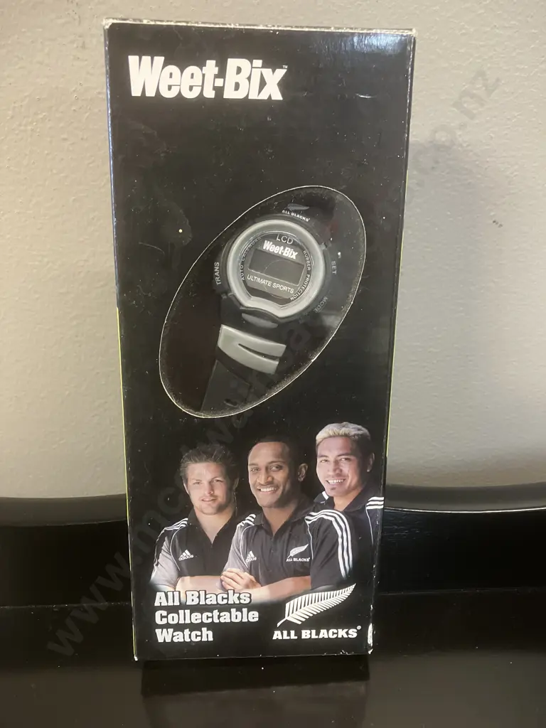 Weet-Bix All Blacks Collectable Watch - 'McCaw, Collins, Rokocoko' Edition, Boxed Image 1++
