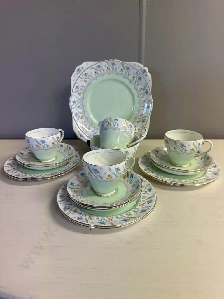 Vintage Grafton Tea Ware Items Pattern #6521 Image 1++