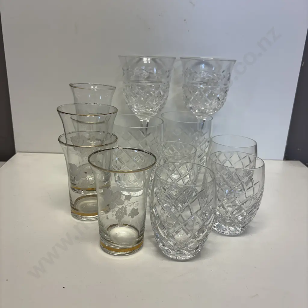 Vintage Crystal Glassware Image 1++