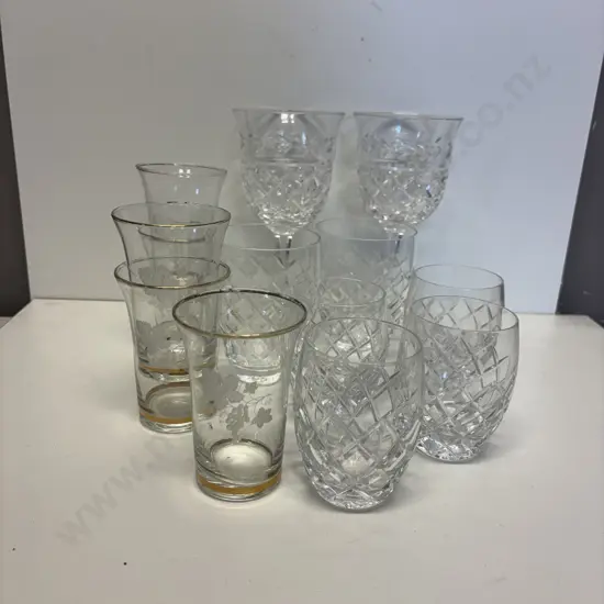 Vintage Crystal Glassware