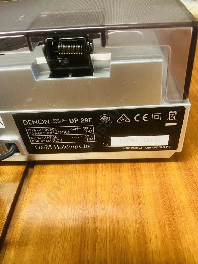 Denon DP-29F Belt-Driven Analog Turntable - Built-in RIAA Phono Equalizer Image 1++