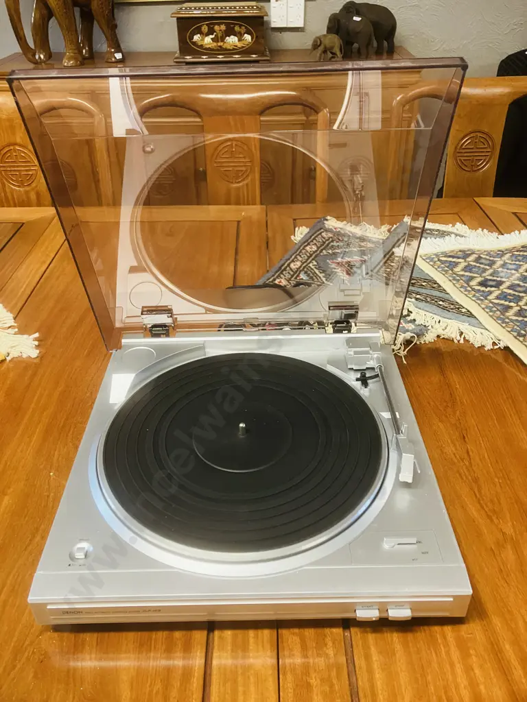 Denon DP-29F Belt-Driven Analog Turntable - Built-in RIAA Phono Equalizer Image 1++