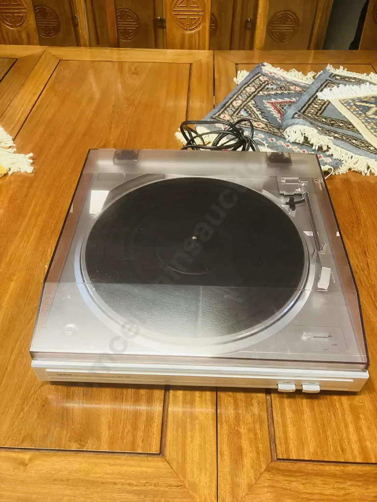 Denon DP-29F Belt-Driven Analog Turntable - Built-in RIAA Phono Equalizer Image 1++
