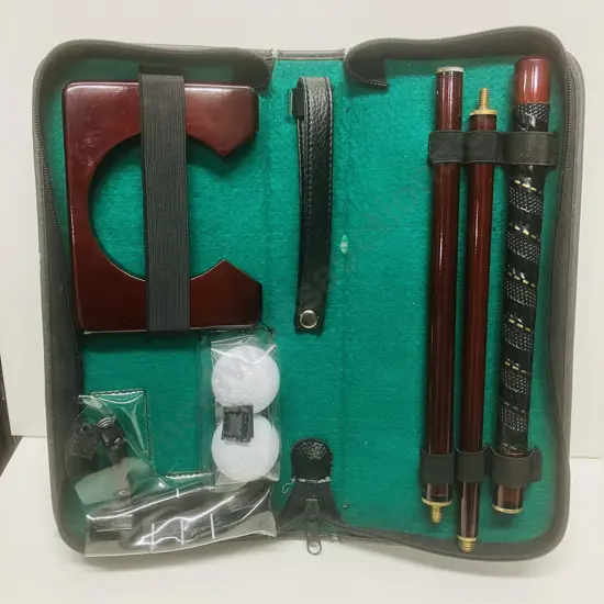 Executive Indoor Golf Putter Set In Case