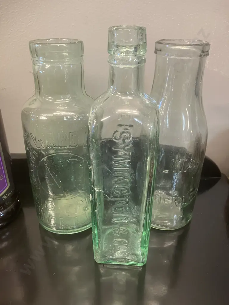 Coca-Cola Bottles, James Hardie Car Polish Bottle, Bovril Jar, Military Pickles Etc Image 1++