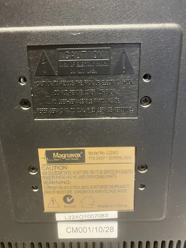 Magnavox 22" TV L22A0 With Remote & DishTV Aerial Box - DVD With Manual Image 1++