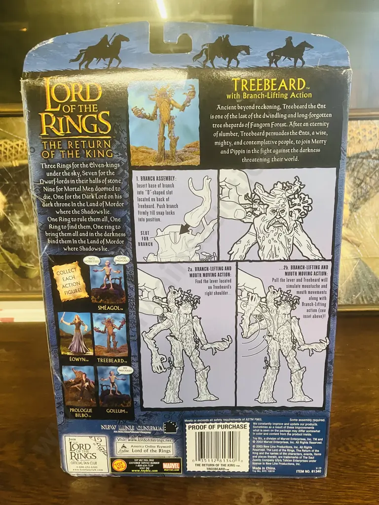 The Lord of the Rings The Return of the King - Treebeard with Branch-Lifting Action 2003 ToyBiz Image 1++