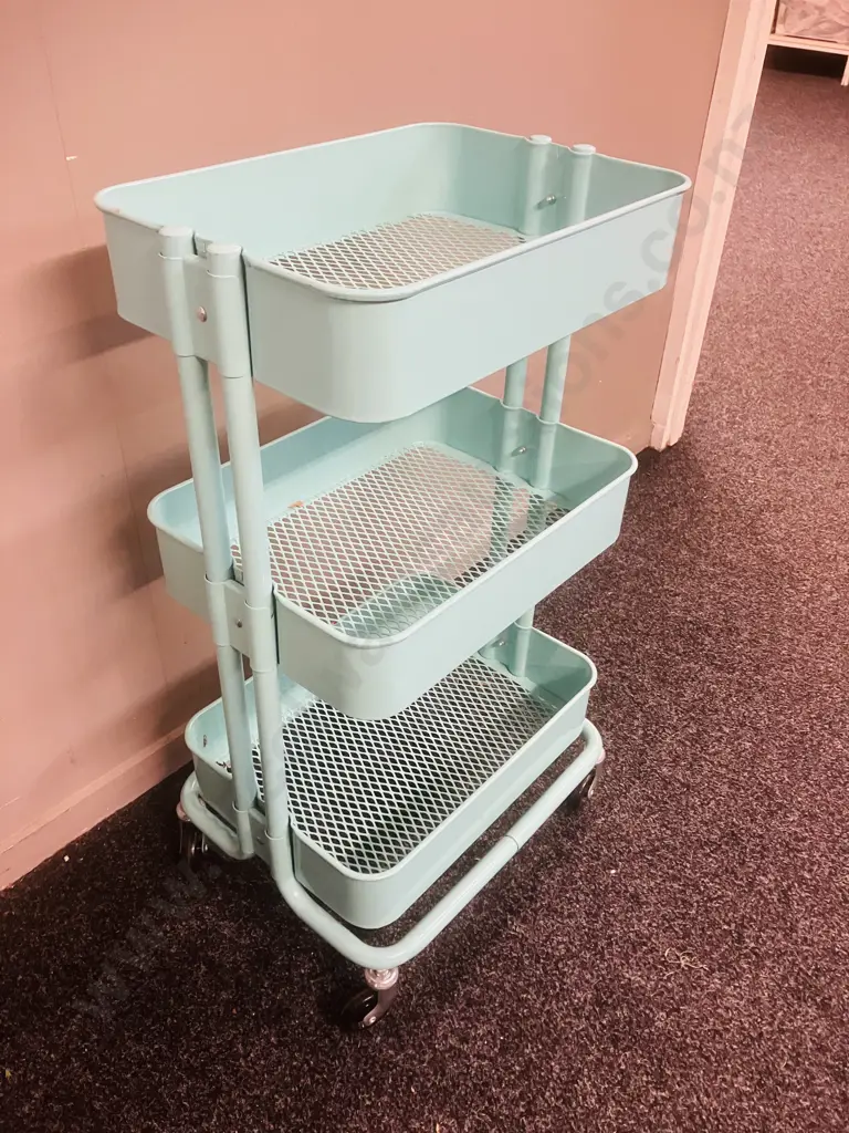 3 Tier Wheeled trolley Image 1++