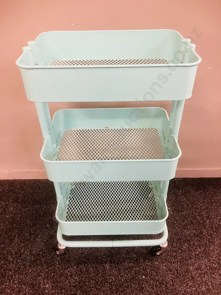 3 Tier Wheeled trolley Image 1++