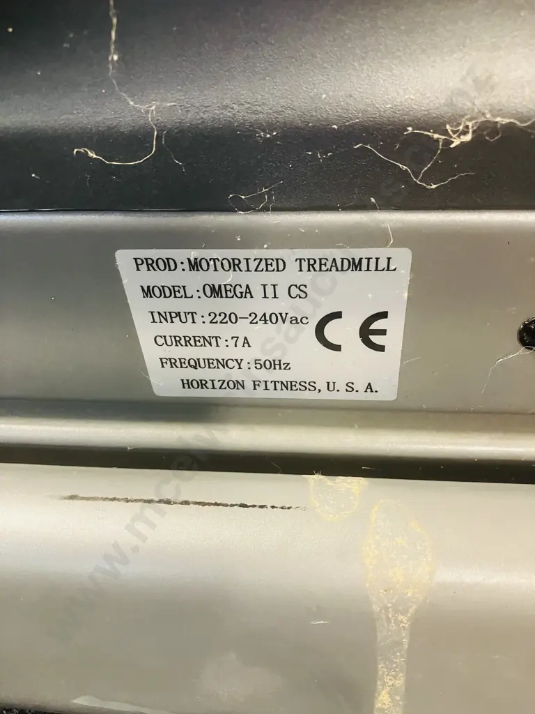 Horizon Fitness Omega II Motorized Treadmill Image 1++