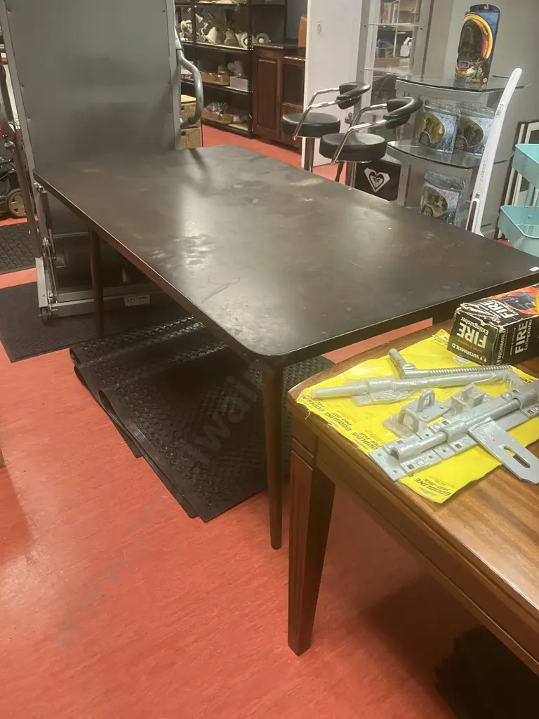 Mid-Century Rectangular Dining Table. H76 W167 D91cm Image 1++