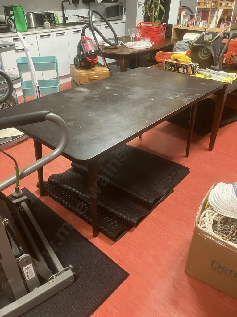 Mid-Century Rectangular Dining Table. H76 W167 D91cm Image 1++