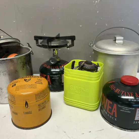 Selection Of Camping Items