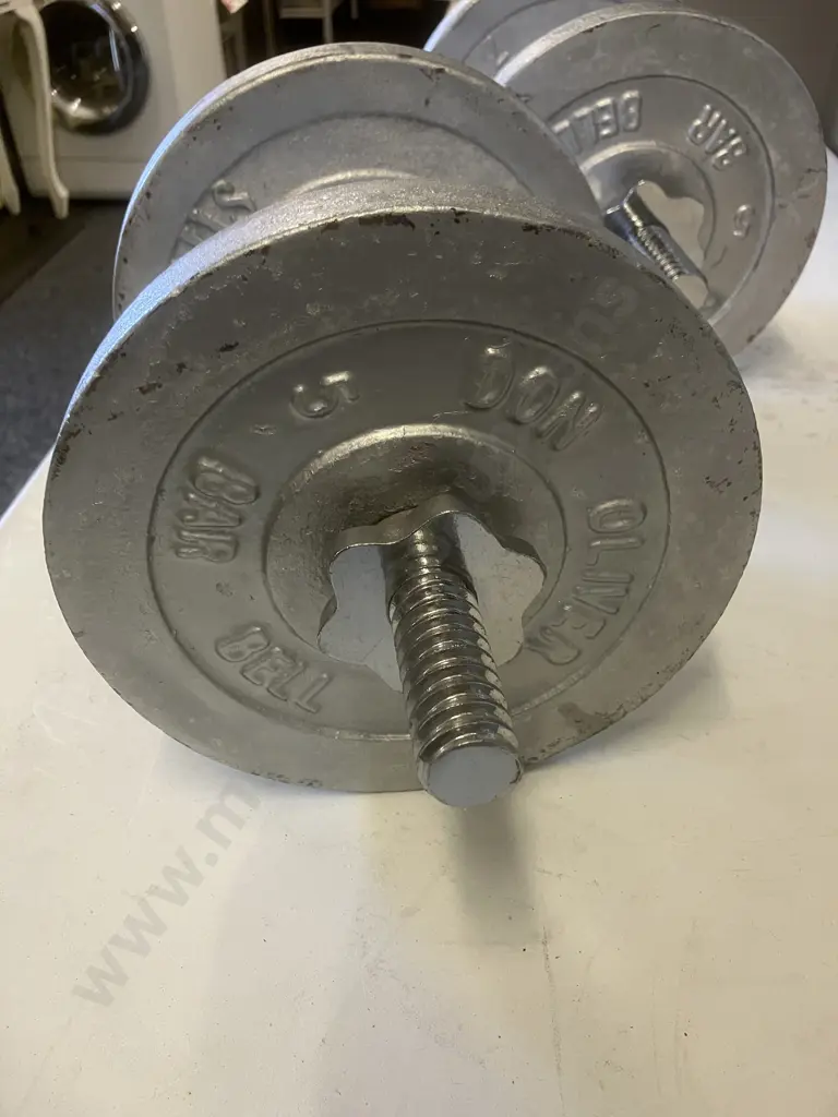 Pair of Dumbbells - 2 x 5KG & 2 x 7Kg Weights Image 1++