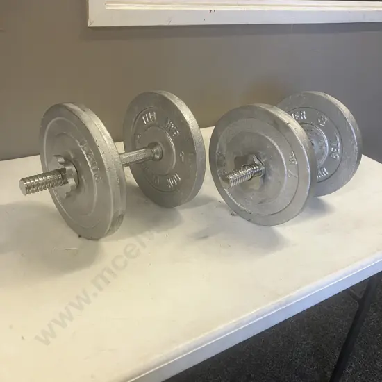 Pair of Dumbbells - 2 x 5KG & 2 x 7Kg Weights