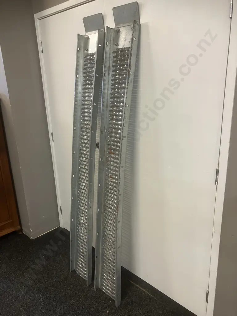 Pair of Steel Ramps. L1.93m Image 1++