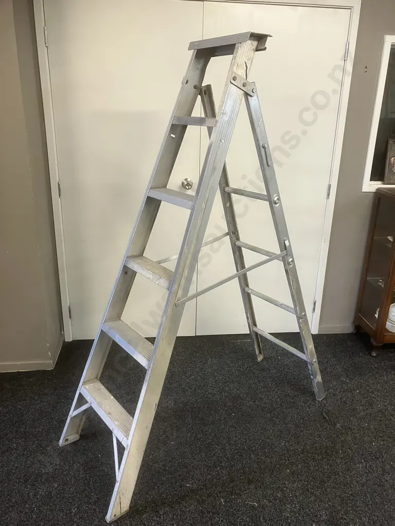 Aluminium Ladder - 5 Step, 186cm Image 1++