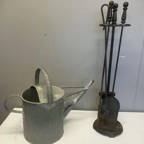 Fireside Companion Set & Steel Watering Can (No Head)