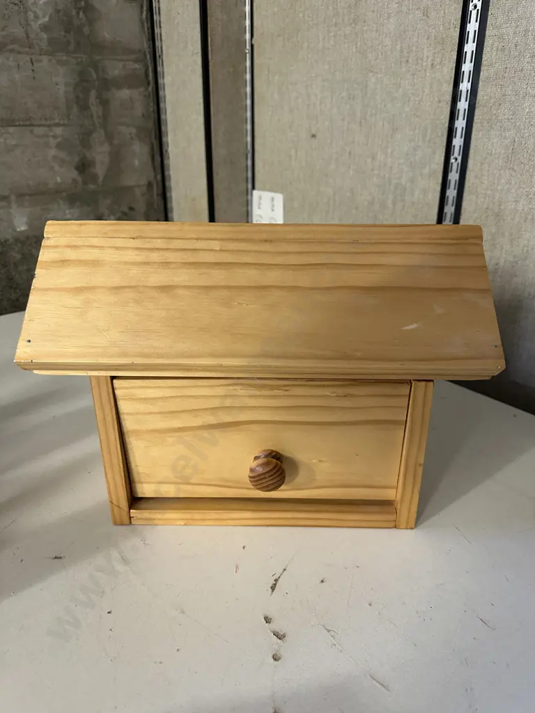 Wooden Letter Box H28,W40cm. Image 1++