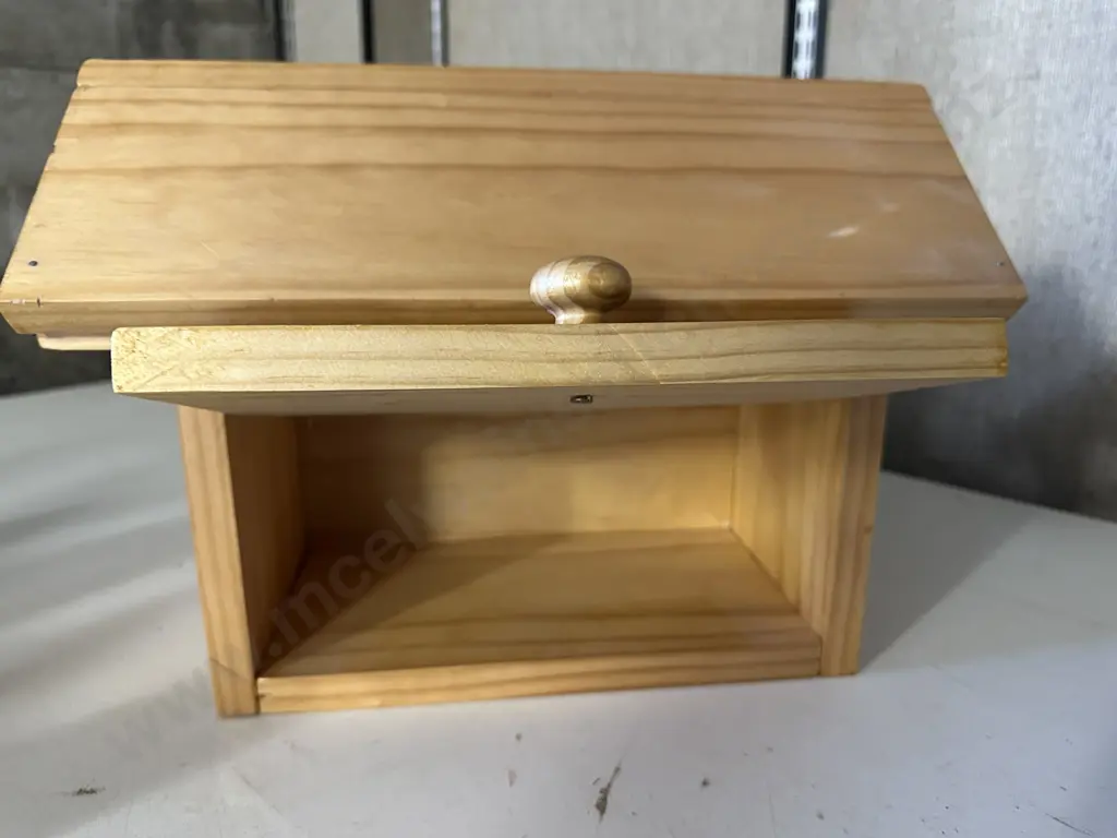 Wooden Letter Box H28,W40cm. Image 1++
