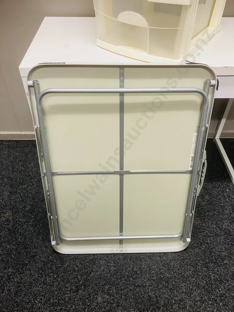 Plastic 4 Drawer Unit & Oztrail Camping Table Image 1++