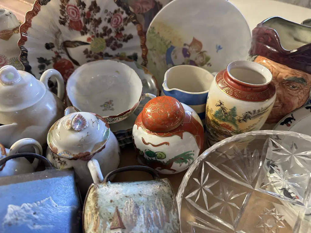 Box Of Assorted China Etc (as found) Image 1++