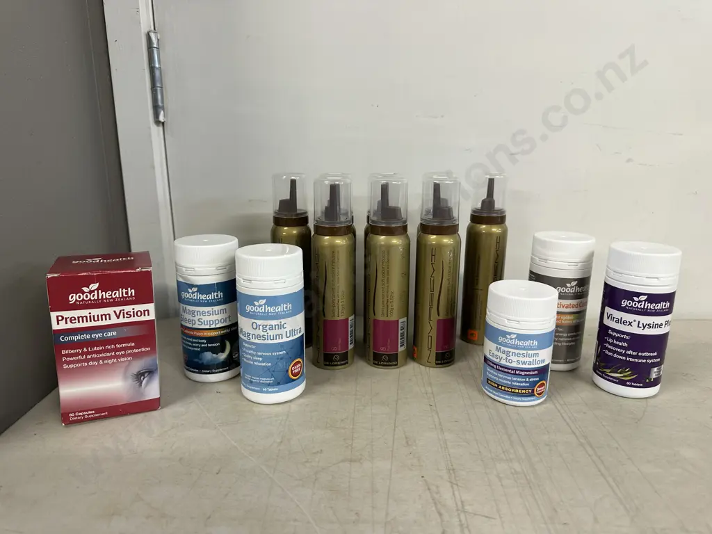 Assorted Beauty & Health Items Including Magnesium Sleep Support, B Activated Complex Etc Image 1++