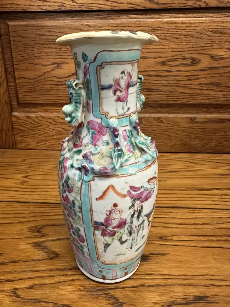 Antique Oriental Decorative Vase H26cm. Image 1++