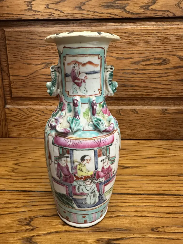 Antique Oriental Decorative Vase H26cm. Image 1++