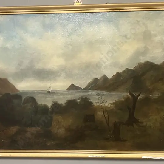 Thomas Louden Drummond (1850 - 1926) Framed Original Oil Painting 1875. 76 x 121cm