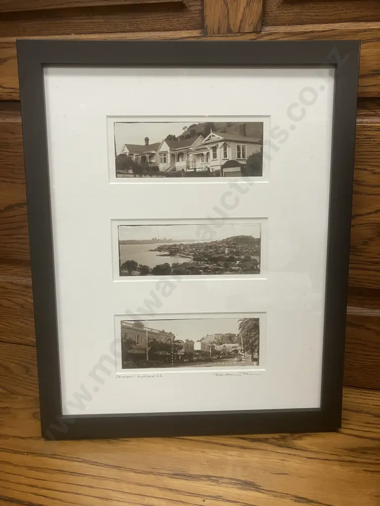Reuben Price Devonport Triptych, Signed. 38 x 31cm Image 1++