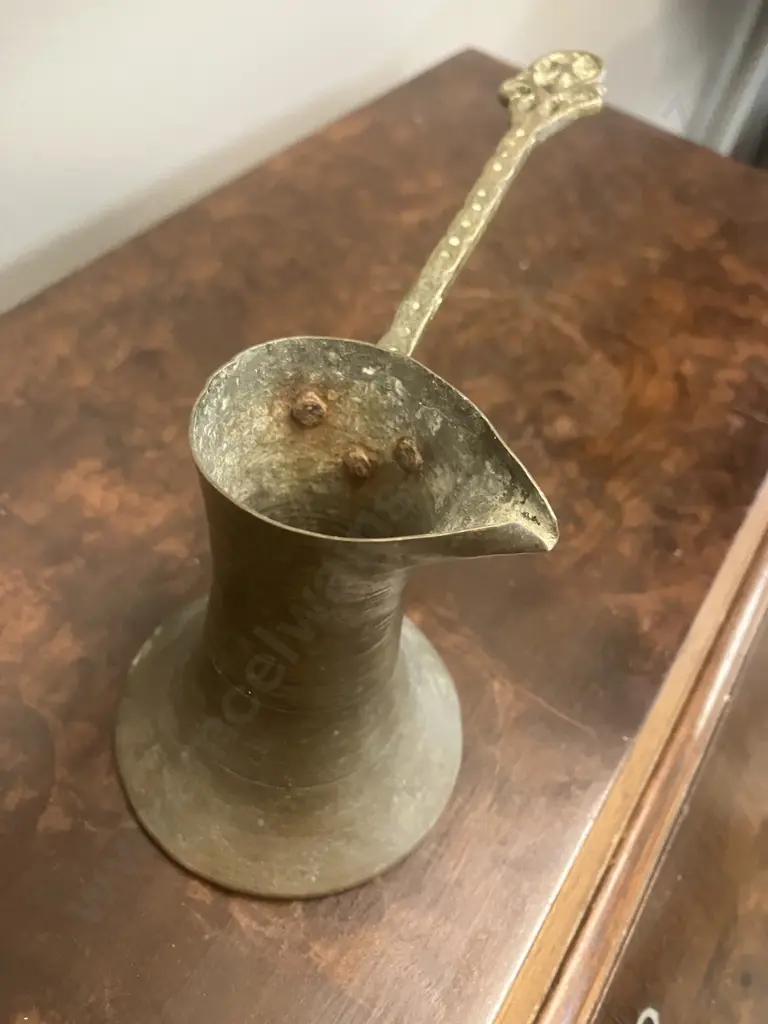 Vintage Brass Cezve Turkish Coffee Pot Image 1++