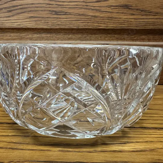 Royal Brierley Crystal Fruit Salad Bowl H9,Dia20cm.
