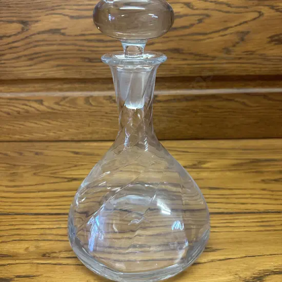 Vintage Crystal Decanter H26.
