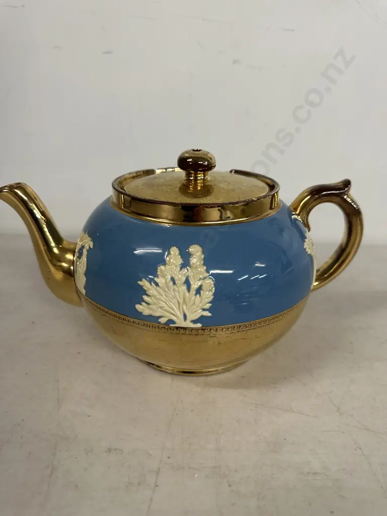 Vintage Gibsons Pottery Jasper Teapot (as found)  Image 1++