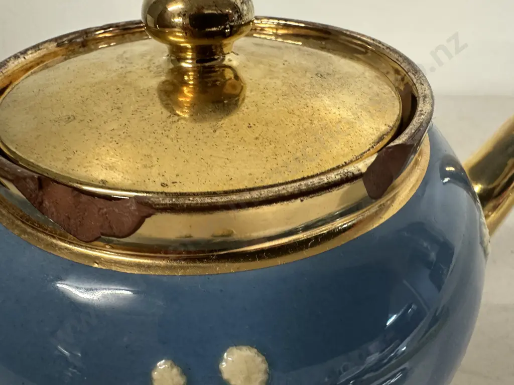 Vintage Gibsons Pottery Jasper Teapot (as found)  Image 1++